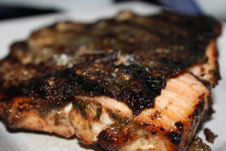 Jerk salmon..um um good!